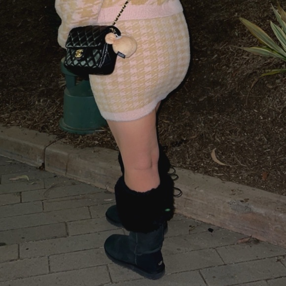 Ugg black bailey button over knee boots size 6 - Picture 5 of 7